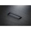 GTV OCTAVIO zamak handle, C=128 mm, juodas matt