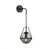 GTV Sieninis šviestuvas DROP 4, 7325, AC220-240V, 50/60Hz, 1*E27, maks. 40W, juodas