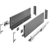 GTV Drawer system AXISPRO 400mm anthracite - high H167
