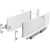 GTV AXISPRO push drawer to open 400mm baltas - extra high H199
