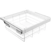 GTV Drawer Elite with wire basket 800 mm with soft closing, baltas