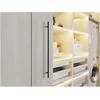 GTV Drawer Elite with metal basket 700 mm with soft closing, baltas