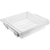 GTV Drawer Elite with metal basket 800 mm with soft closing, baltas
