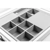 GTV Drawer Elite with organizer 600 mm with soft closing, baltas