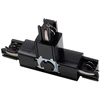 GTV T Reguliuojama jungtis X-RAIL trifazėms šynoms, 166x101 mm, vidinė/išorinė, kairė, juoda