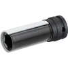 Hazet Steckschlüssel 905SLG-17, 1/2" (baltas, mit farbiger Hülse, für Alu-Felgen, 17mm)