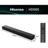 Garso juosta Hisense HS1000 garso juosta (juoda, su „Bluetooth“, HDMI, USB, AUX, optiniu)