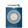 HOGERT Diskinis šepetys su kaiščiu 100 mm, plieninė viela 0,3 mm
