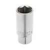 HOGERT Šešiakampė galvutė su šešiakampiu lizdu 3/8", 16 mm, CrV