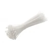 HOGERT Nylon Cable Ties 3.6 x 200 mm, 100 pcs, Baltas