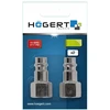 HOGERT Jungties adapterio gnybtas išorinis 1/4" 2vnt.