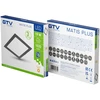 GTV MATIS PLUS LED šviestuvas, žemyn šviečiantis, 19W, juodas, 3000K, 1520lm, AC220-240V, įlei