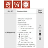 Orkaitė Kreator KRT500115 - 28-piece 1/4" bare set
