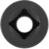 Bituxx Giluminė lizdinė galvutė aliuminio ratlankiams su apsaugine įvore 1/2'' 19mm