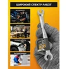 JCB 11 mm x 13 mm veržliaraktis su daliniu žiedu
