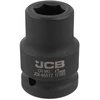 JCB Smūginė galvutė 3/4'' 17mm (šešiabriaunė)