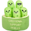 justplay Just Play emocinės paramos agurkas 98618, pliušinis žaislas, nuo 36 mėnesių, darželinukams