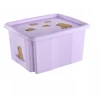 Keeeper dėžė su dangčiu 15L Karolina "Kapibara" 38x29,5x20,5cm švelniai violetinė