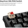 Klaviatūra Keychron Keychron V6 Ultra 8K 100% Bk RGB Raudona H