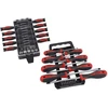 Kreator Atsuktuvų rinkinys KRT400004, 44 vnt., muciņa su antgaliu, sieninis tvirtinimas, magnetinis antgalis