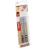 Kreator KRT045002 Dėlionės pjūklo diskas, 100mm, 6 TPI, 2 vnt., U formos kotas, mediena 60mm, plastikas 50mm