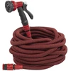 Kreator lanksti sodo žarna KRTGR67027, 13,3-40 m, 6 mm, 9,5 mm, 4 Bar, 8 purškimo režimai, atspari susisukimui, su purkštuvu