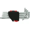 L- raktų komplektas TORX ,T8-T50, 10vnt, ilgi, KS Tools