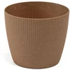Lamela Gėlių vazonas Magnolija Jumper medinis, 220x185 mm, rudos spalvos