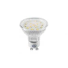GTV LED lemputė 5W, GU10, SMD 2835, šiltai balta, AC220-240V, stiklinė, spindulio kampas 38*,