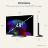 Lg OLED televizorius OLED48C6ELB.AEUD, 120.7cm, 4K UHD, 165Hz, OLED evo, HDMI 2.1, VRR, ALLM, G-SYNC, FreeSync Premium