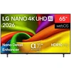 Lg televizorius 65NU800B6LA.AEEQ, 165cm, 3840x2160, LED, 4K UHD, NanoCell, webOS 26, 3x HDMI 2.1, USB-A 2.0, RJ45, CI+, WiFi