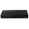 HDMI Skirstytuvas - LINDY 2 Prievadų HDMI Skirstytuvas 8K60, 48G, Su Garso Ištraukimu ir Sumažinimu, Juodas