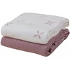 ExtraLink New! Lodger Swadler Solid Matcha cotton diaper Powder/Rose 110x110 cm 2pcs. SW 1123