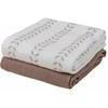 Static Control New! Lodger Swadler Solid Matcha cotton diaper Birch/Buffalo 110x110 cm 2pcs. SW 1093