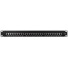 LOGILINK NP0048 LOGILINK- Patch Panel 19-mounting Cat.6 STP 24 jungtys, juodas