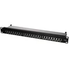 LOGILINK NP0048 LOGILINK- Patch Panel 19-mounting Cat.6 STP 24 jungtys, juodas