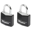 Master Lock Spynelė MasterLock 9130EURTBLK; 30 mm; 2 vnt.