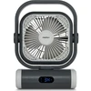 Medion LIFE Stovyklavimo ventiliatorius E10 TF MD 12065 50078440, 20W, 4m/s, 48dB, 110°, 5 greičiai, 2 režimai, 10000mAh, USB-A
