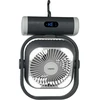 Medion LIFE Stovyklavimo ventiliatorius E10 TF MD 12065 50078440, 20W, 4m/s, 48dB, 110°, 5 greičiai, 2 režimai, 10000mAh, USB-A
