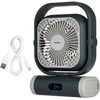 Medion LIFE Stovyklavimo ventiliatorius E10 TF MD 12065 50078440, 20W, 4m/s, 48dB, 110°, 5 greičiai, 2 režimai, 10000mAh, USB-A