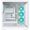 Montech kompiuterio korpusas TG3 (W), Midi-Tower, baltas, 58 l, grūdintas stiklas, 1x 360 mm GF360 U REV ventiliatorius