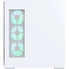 Montech kompiuterio korpusas TG3 (W), Midi-Tower, baltas, 58 l, grūdintas stiklas, 1x 360 mm GF360 U REV ventiliatorius