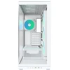 Montech kompiuterio korpusas TG3 (W), Midi-Tower, baltas, 58 l, grūdintas stiklas, 1x 360 mm GF360 U REV ventiliatorius