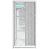 Montech kompiuterio korpusas TG3 (W), Midi-Tower, baltas, 58 l, grūdintas stiklas, 1x 360 mm GF360 U REV ventiliatorius