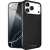 Dėklas Nevox StyleShell NYLO 2529, juodas, iPhone 17 Pro Max / iPhone 18 Pro Max, polikarbonatas, TPU, nailonas, atsparus smūgiams
