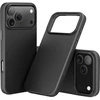 Nevox StyleShell PRO 2541, telefono dėklas, juodas, iPhone 17 Pro Max, iPhone 18 Pro Max, oda, polikarbonatas