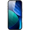 Nevox StyleShell PRO 2541, telefono dėklas, juodas, iPhone 17 Pro Max, iPhone 18 Pro Max, oda, polikarbonatas