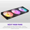 Nzxt F420 RGB kompiuterio ventiliatorius RF-R242U-BF, 420mm, 4-pin PWM, NZXT RGB 4-pin, 2000rpm, 34.0dB(A), RGB apšvietimas
