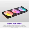 NZXT kompiuterio ventiliatorius F360 RGB RF-R236U-BF, 360mm, 4-pin PWM, NZXT RGB 4-pin, 1 vnt, 2400rpm, 33.0dB(A), RGB apšvietimas