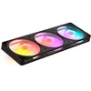 NZXT kompiuterio ventiliatorius F360 RGB RF-R236U-BF, 360mm, 4-pin PWM, NZXT RGB 4-pin, 1 vnt, 2400rpm, 33.0dB(A), RGB apšvietimas